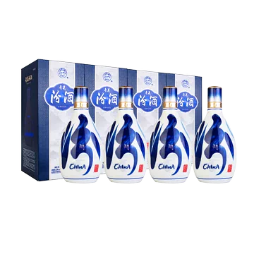 山西省杏花村 青花 汾酒 白酒 山西杏花村汾酒系列53度三十年汾酒青花瓷（30年）500ML单瓶装清香型