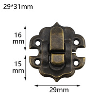 29 * 31MM packing box accessories wooden box small buckle buckle hardware iron buckle flower buckle box buckle