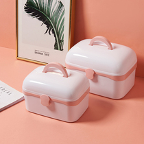 Home medicine box small double-layer medicine medicine box storage box family dormitory student portable emergency medical box