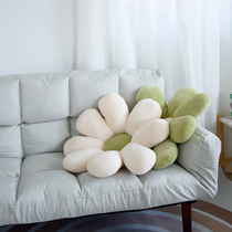Little daisy petals pillow flower bedside pillow living room sofa cushion floating window Sunflower Nordic ins cushion