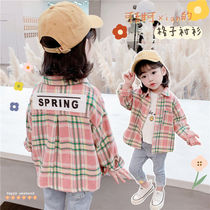 Little jackoo 2021 New Product ~ girls shirt family baby plaid shirt children cardigan cotton long sleeve 3
