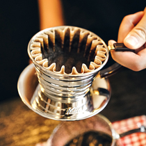 Japan kalita cake filter cup Hand-brewed coffee filter cup Coffee pot set Coffee appliance Filter cup Drip type