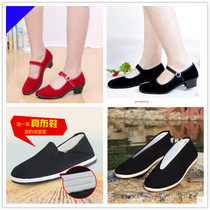 Republic of China students May 4th Youth shoes old Beijing mens cloth shoes middle-aged leisure cloth shoes womens girls dance shoes