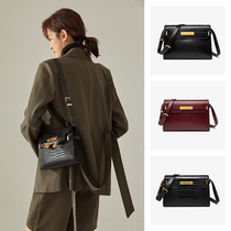 Manhattan bag women 2021 autumn and winter New Tide underarm bag high texture Hand bag niche leather Kelly bag