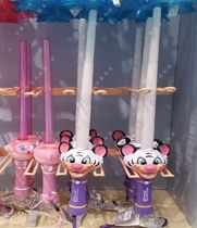 Zhuhai Chimelong Ocean Souvenir toy Cartoon Kiki Kaka tiger head telescopic luminous stick Childrens gift