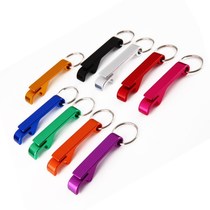 Multifunctional beer starter bottle opener keychain can opener creative portable stainless steel beer opener