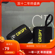 Crispy Studio Kuiqi bench press fitness wrist bandage male fitness sports professional lift-up gloves
