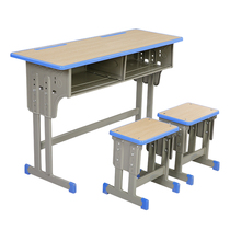 Training class desks and chairs school single double desks factory direct primary and secondary school students can lift tutoring class tables and chairs