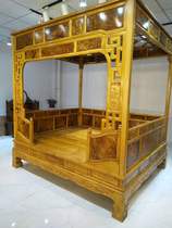 Authentic fairy works of fine works of golden camphor (mountain fragrant fruit) Ming and Qing classical bed 216