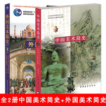 All 2 volumes of A Brief History of Chinese art a brief history of foreign art the Central Academy of Fine Arts art and design postgraduate art theory basic knowledge teacher qualification recruitment examination Western art history Chinese and foreign