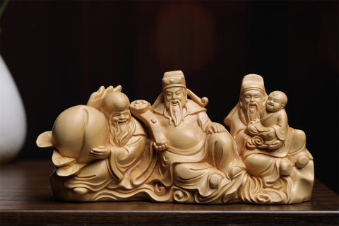 福禄寿三星木雕精选和福禄寿三星木雕品牌价格与图片-淘宝商品网