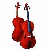 Rental of cello solid wood cello for rental of musical instruments for hire