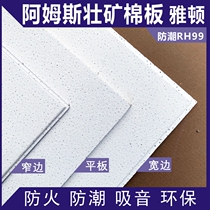 Armstrong Arden spray frosted mineral wool board 3651B office moisture-proof ceiling 600*600 ceiling sound-absorbing board