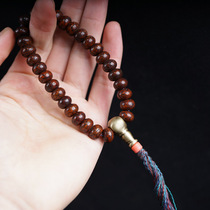 Tibetans use the practice of the old star moon Bodhi seed Tibetan characteristics to play with the bracelet