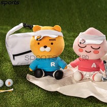 South Korea Direct mail KAKAO FRIENDS Peach RYAN Golf GOLF Cartoon Plush 1 wood club sleeve