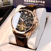 Mens watch Romantic Gems Machine Table machinery Table Switzerland Fully automatic Top  Designer Men Hollowed-out New