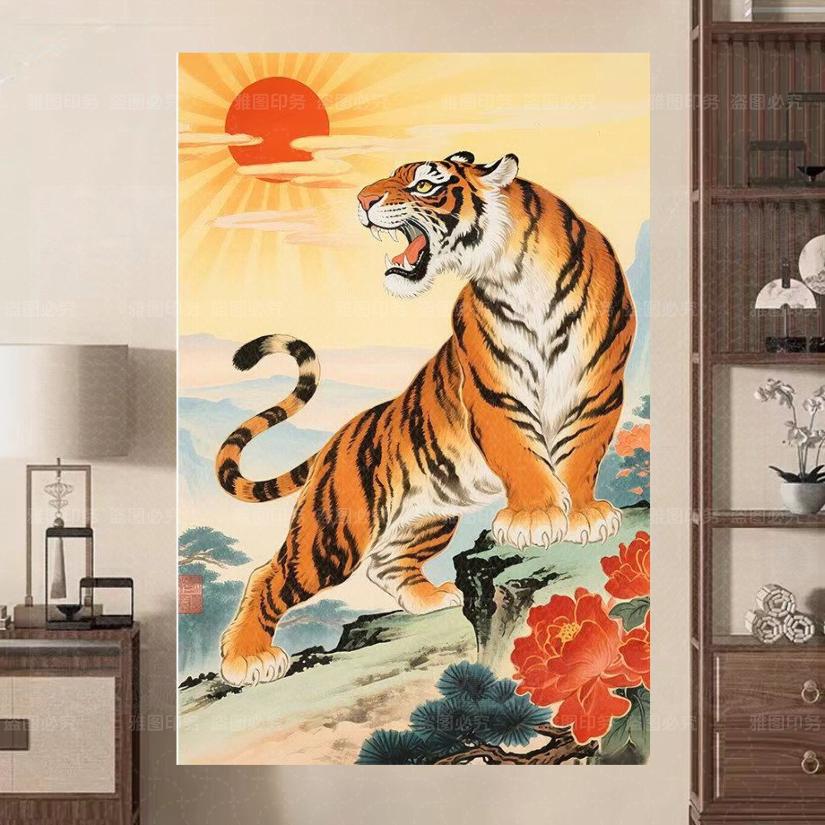猛虎下山画-猛虎下山画促销价格、猛虎下山画品牌- 淘宝