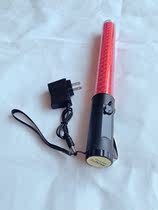 36cm red LED rechargeable traffic baton handheld light stick signal stick warning stick flash stick