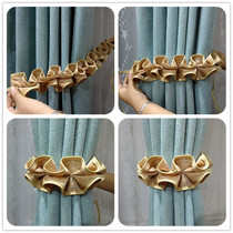 Curtain binding hook binding rope creative handmade simple modern Velcro lace bedroom pastoral living room
