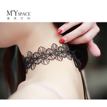 Beautiful sex neckring lace collar sexy necklace extreme temptation lace-up adult products underwear accessories accessories