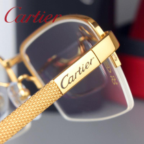 24K gold pure titanium glasses frame big face men Business half frame glasses frame with ultra light gold myopia glasses gold