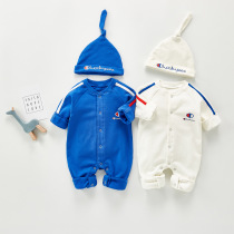 Autumn baby long sleeve baseball suit baby handsome small sweatshirt jacket jumpsuit climber men and women Baby Super foreign gas