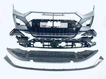 19-21 A7 modified S7 RS7 MIDnet honeycomb grille front face large surround for 19-20 Audi A7