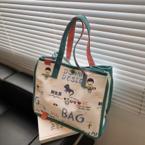Graffiti Canvas Hand Mommy Bag Han Prints FASHION OFFICE LUNCH BAG ART LIGHT MOTHER AND MOTHER BAG