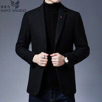 Happy bird woolen suit men Business Leisure single West Coat autumn and winter new young and middle-aged slim suit jacket