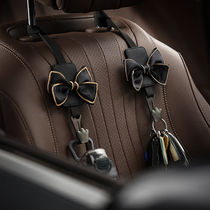 Bowknot car hook car seat back hook goddess model car interior creative car interior decoration supplies