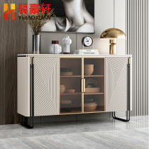 Light luxury wind entrance cabinet Simple modern home dining side cabinet Living room wall decoration partition cabinet Glass locker