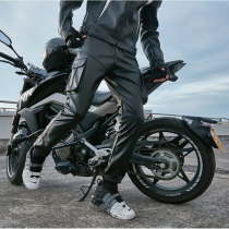 Motorcycle mens leather pants Mens motorcycle pants waterproof overalls to work wear thin models to send net red raincoat
