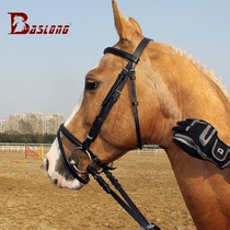 Cowhide water reins riding cage head cowhide riding water reins integrated saddle eight-foot dragon harness BCL321106