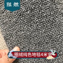 Solid color dirty ring velvet carpet modern simple full carpet office home decoration 4-5mm thickness