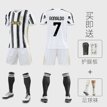 2021 season Juve jersey No 7 Cristiano Ronaldo adult match uniform Dybala childrens football suit suit male customization