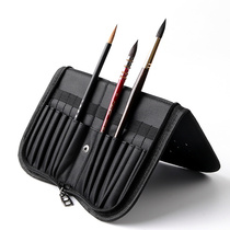 Won the special folding portable pen bag pen curtain watercolor pen bag painting kit bag breathable mildew proof pen bag