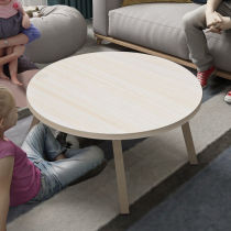 Bed small table bedroom square table sitting on the floor Kang table small round table household window table eating round table round table round round table