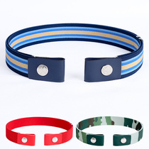 30mm middle and high school children have elastic belts for men and women junior high school and high school students teenagers rubber bands non-legging pants belts