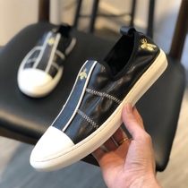 European station mens casual shoes 2021 New Lofu shoes lazy single shoes small bee tide autumn mens shoes tide