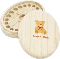 Japan bjorn paulownia childrens deciduous teeth storage box replacement box hand-foot printing full moon gift fetal brush scratch week