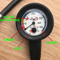 Diving pressure gauge Imported diving barometer Diving one-piece table Diving instrument Single-piece table Residual pressure gauge