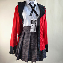 Spot crazy gambling of the deep snake ghost dream cosplay suit suit girls uniform School uniform class uniform listing three-piece set