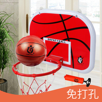 Punch-free hanging basketball stand small basket Wall wall hanging childrens basketball frame baby shooting toys home indoor
