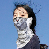 Summer desert UV protection ear face towel women full face windproof neck neck sleeve breathable riding sunscreen mask male