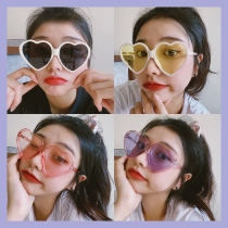 Japan ONESPO love pink girl sun glasses candy color peach heart anti ultraviolet sunglasses female tide