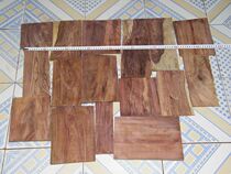 Exactly like Hainan Huanghuali mahogany material the corners are broken the original practice hand the handle of the knife the comb the bookmark box the big leaf DIY