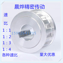 Stainless steel synchronous pulley set 3m5m8m2gt3gtMXLHT2 5T10T20 Aluminum copper 45 steel spot custom