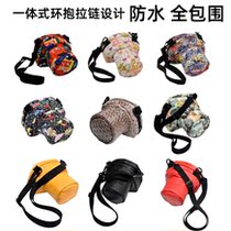 Canon 200D80D90D SLR camera bag Waterproof pig head bag Nikon D5600D7500 oblique photography bag