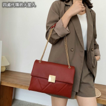 France ZAMP niche red wedding bag bride bag 2021 new advanced sense shoulder shoulder bag large capacity