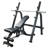 Squat rack Professional barbell rack Household bench press weightlifting rack Dumbbell chair Adjustable dumbbell stool Fitness equipment set